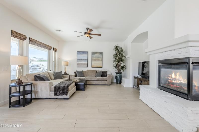 Spacious family room