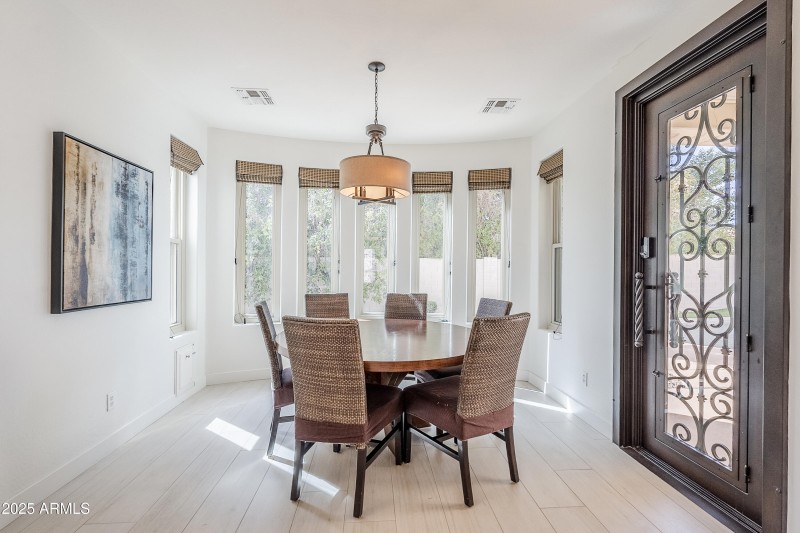 Custom iron back door