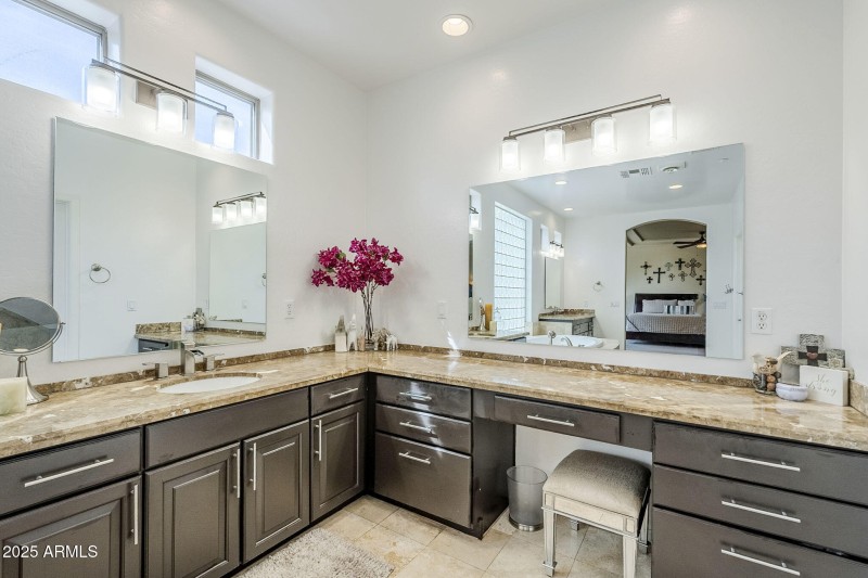 Tons of space in this primary bath!