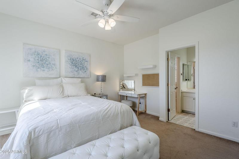 View to bath from bedroom 3