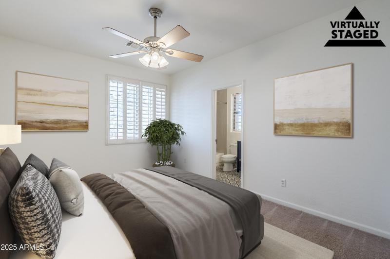 Bedroom 5 virutally staged