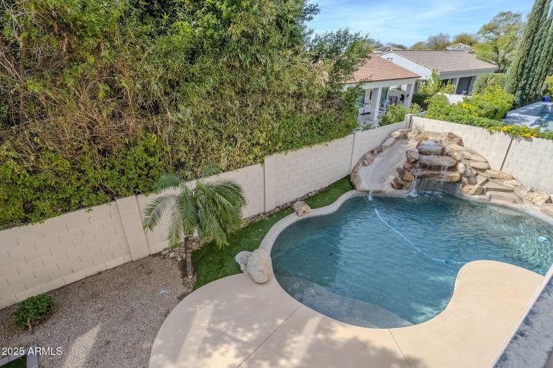 Another view of your beautiful pool!