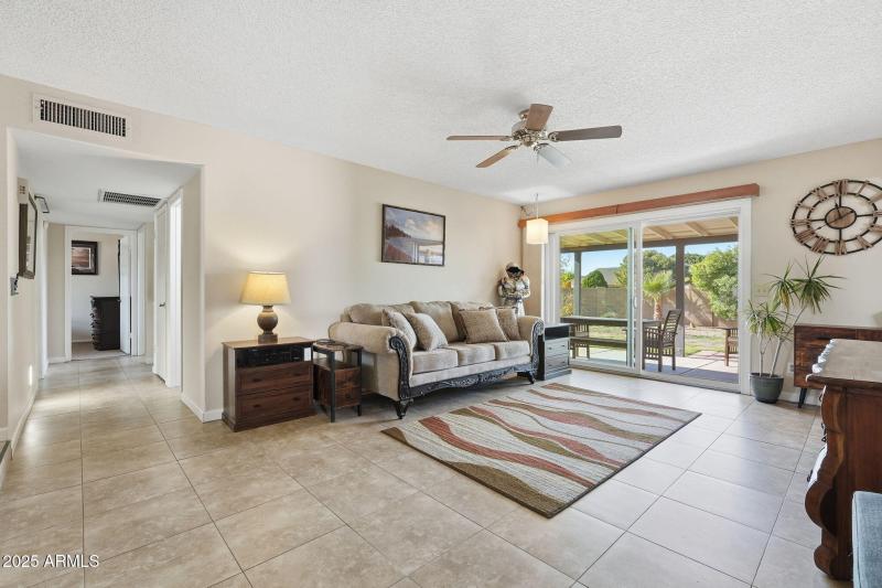 Family room view from kitche doorway
