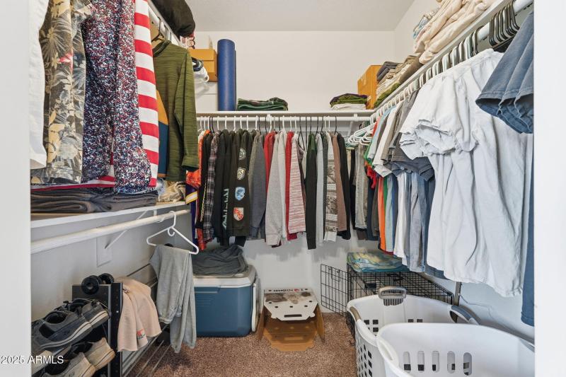 Primary walk-in closet
