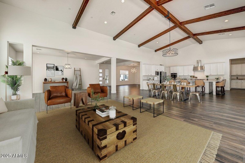 Living and Dining Staged