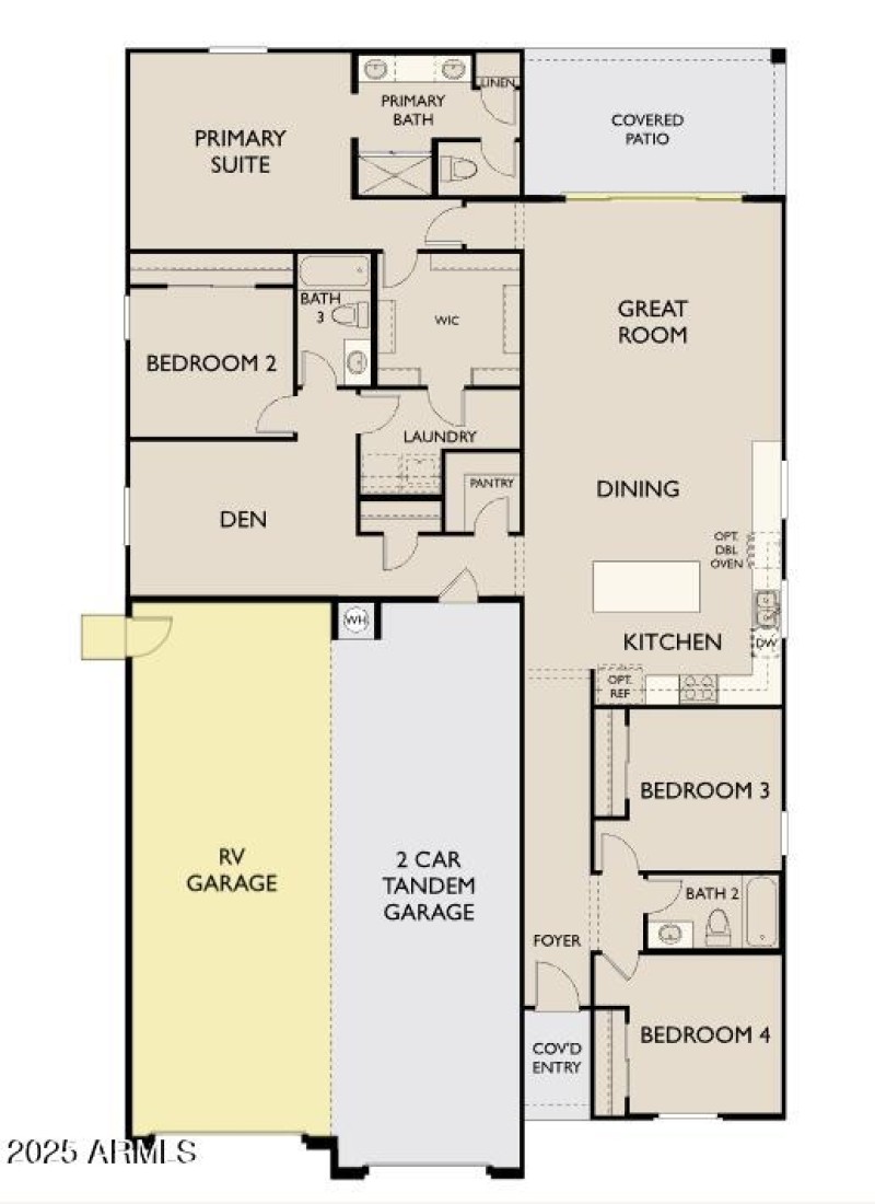 Opal RV Interior Floorplan