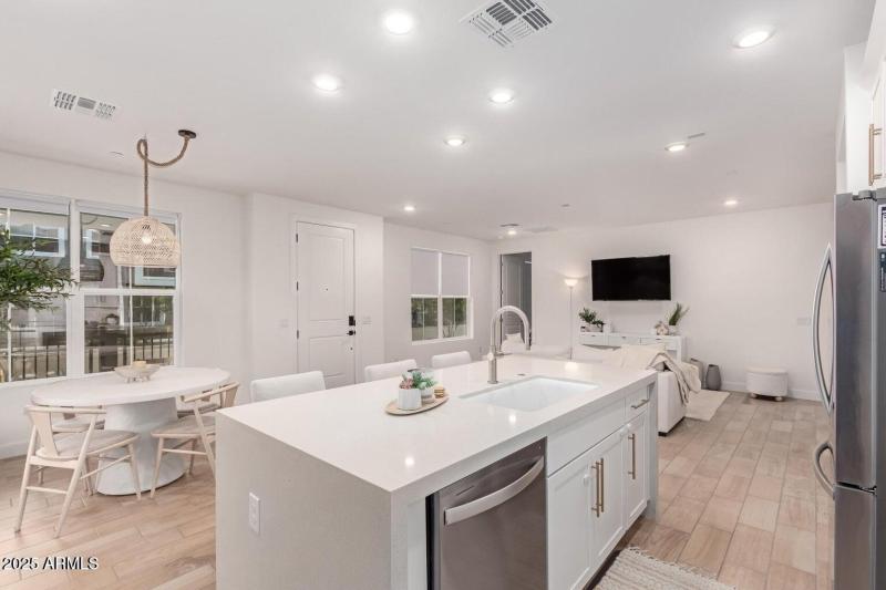 View from Kitchen towards Front Door