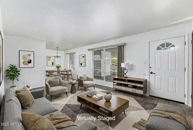 Living Dining Rooms Virtually Staged