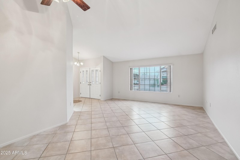 Dining and living room