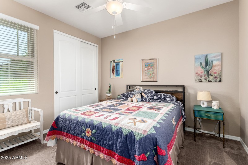 Downstairs Bedroom, next to full Bath