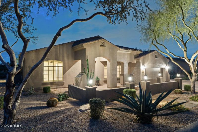 Front of Home Twilight