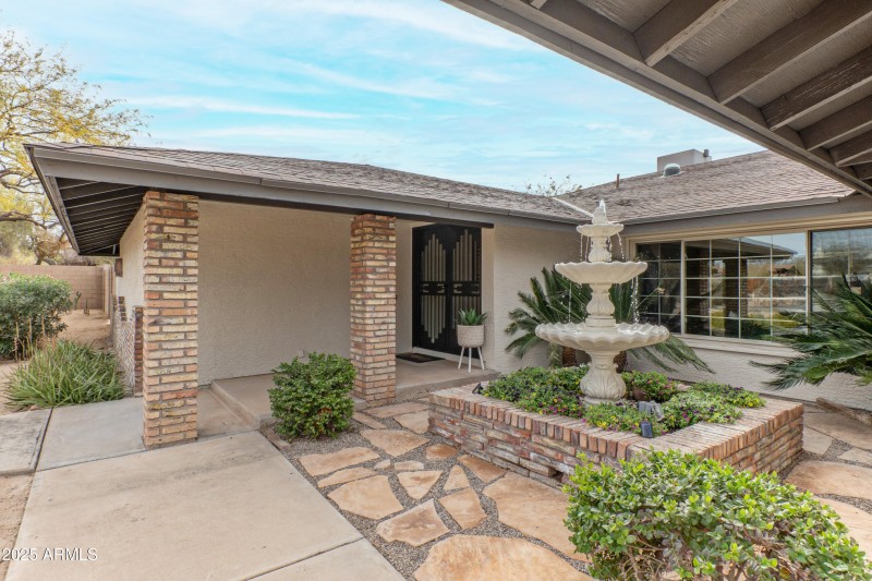 Lovely fountain on timer