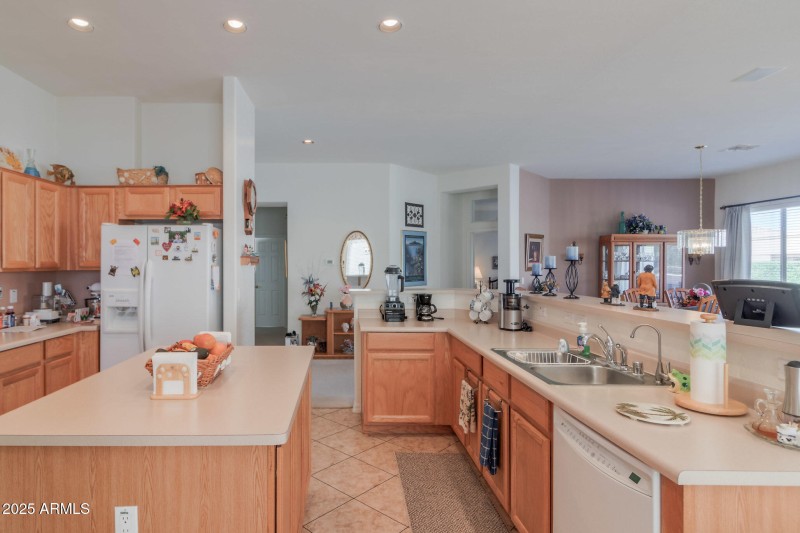 Kitchen open to great room