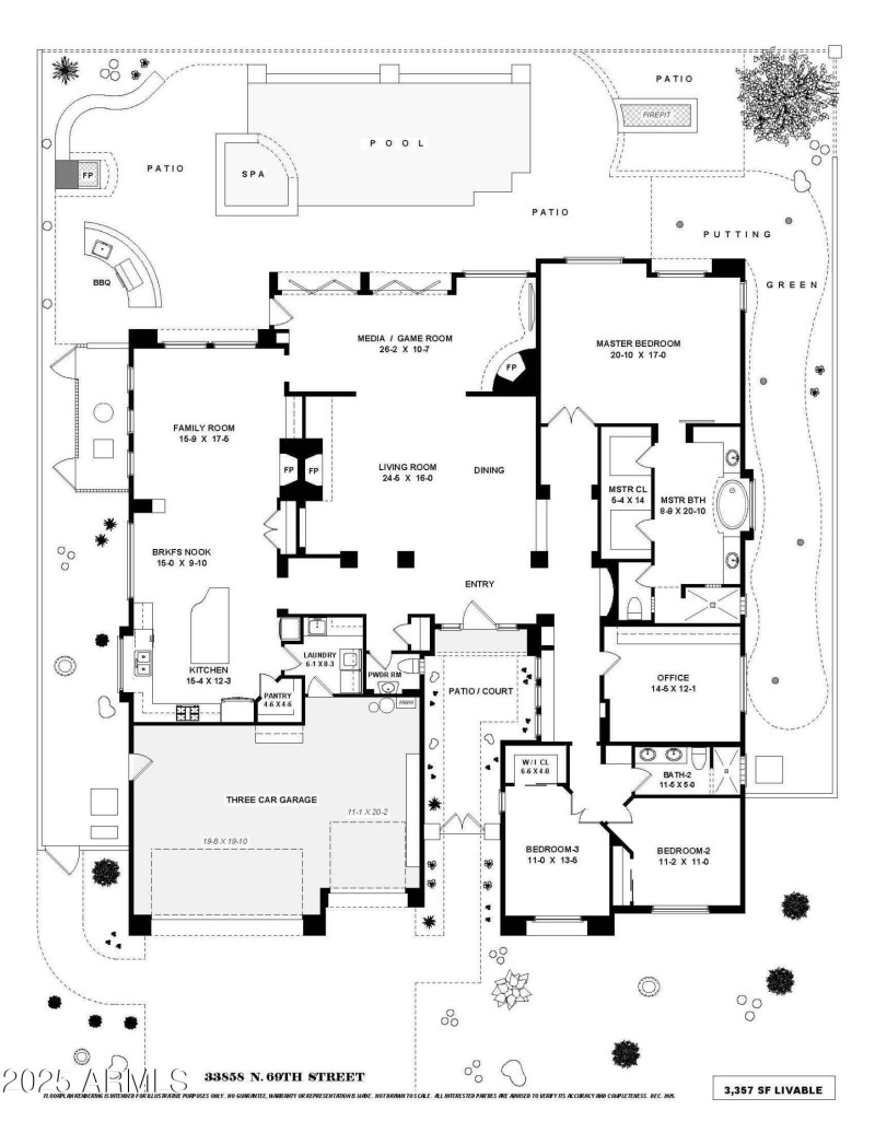 33858 North 69th Street - Floor Plan