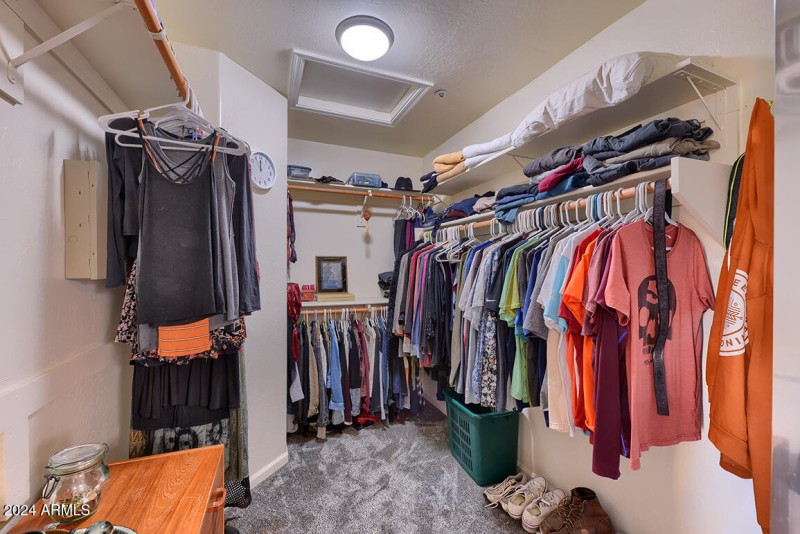 Generous Walk-in Closet