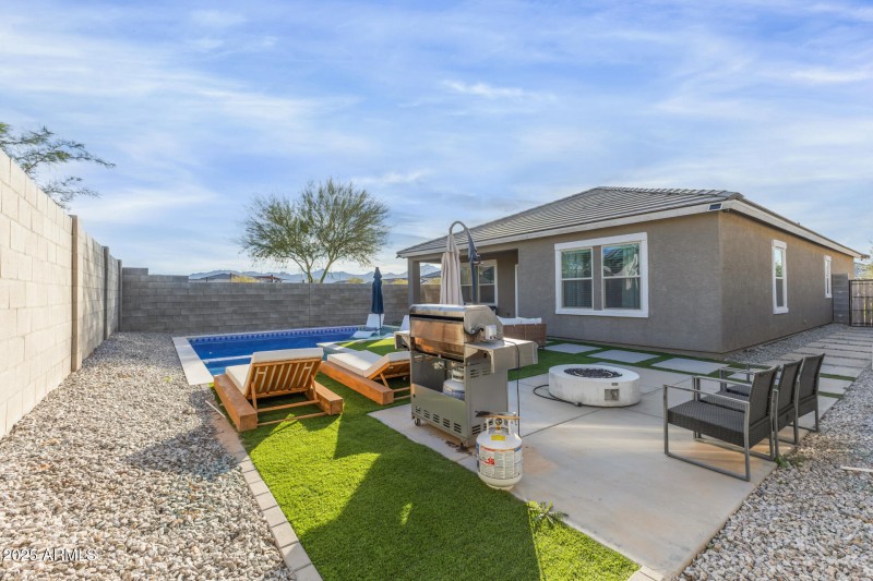 Private Backyard with Pool & Spa