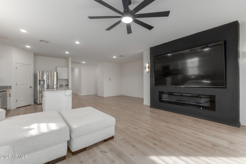 Living Room with 100" TV