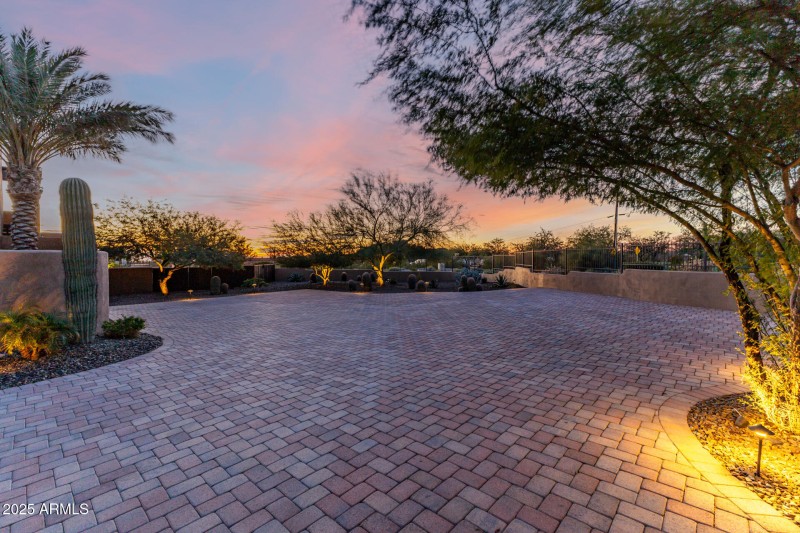 Large Paver Driveway