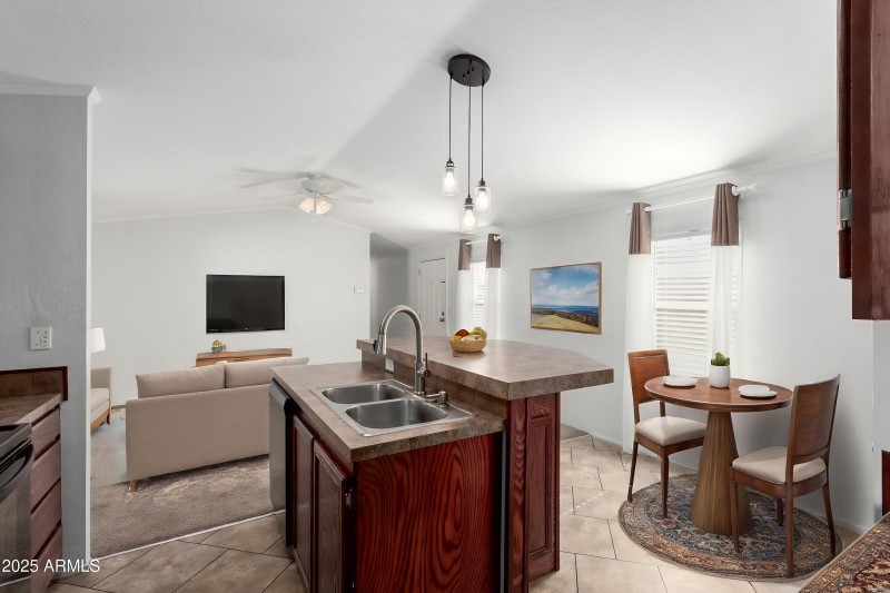 Kitchen Virtually Staged