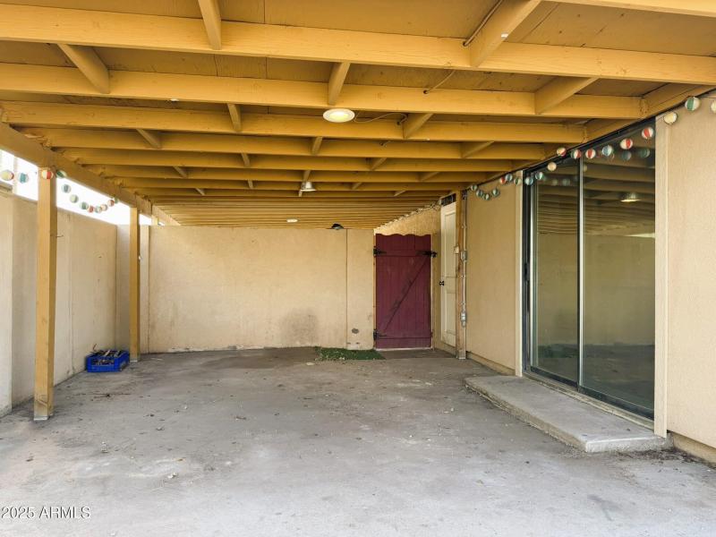 One of Two Carports