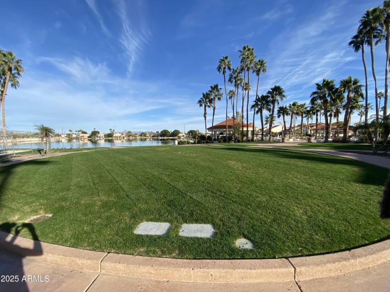 Large grass area to play on