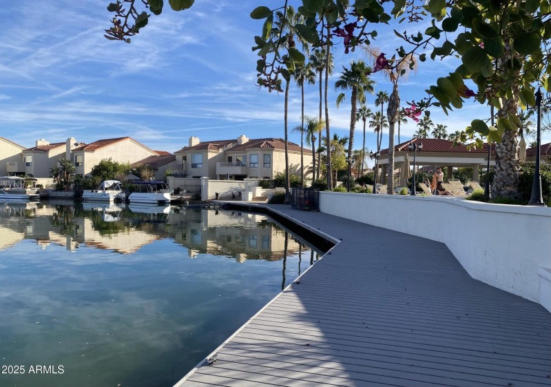 Fish off the dock at clubhouse