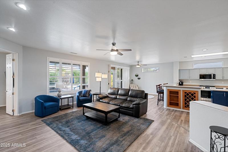 Living Room to Kitchen