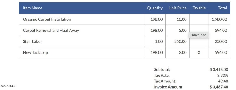 INSTALL CARPET and TACKSTRIP