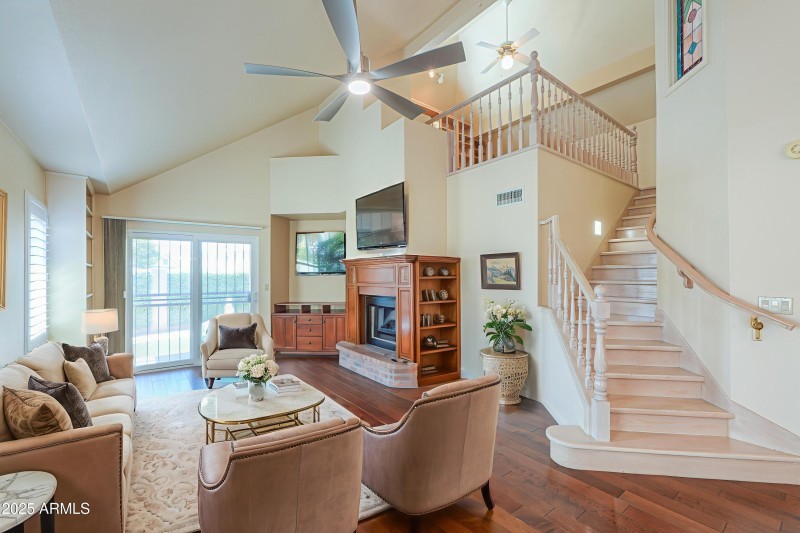 Living Room-Digitally Staged