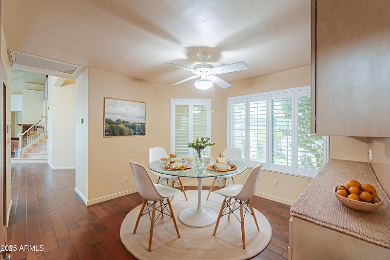 Breakfast Nook - Digitally Staged