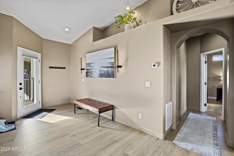 Front Entry to Master Bedroom