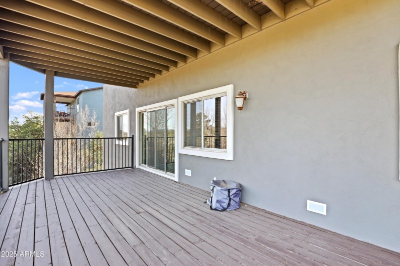 Downstairs Back Deck