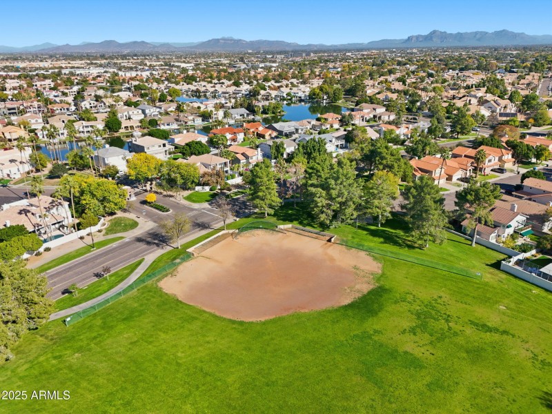 Community baseball field