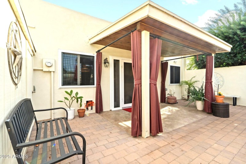 Curtains close for privacy