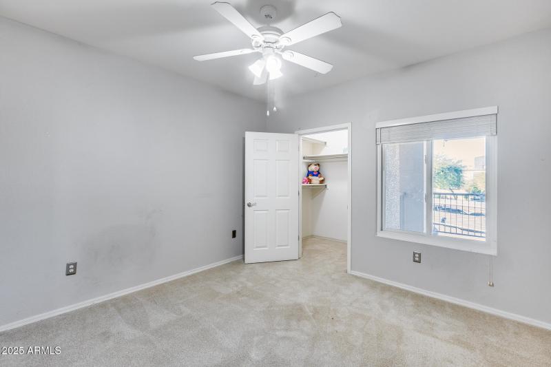 Secondary Bedroom with Walk-in Closet