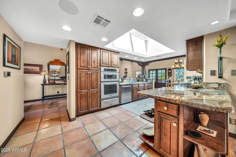 Skylight in kitchen for nice light