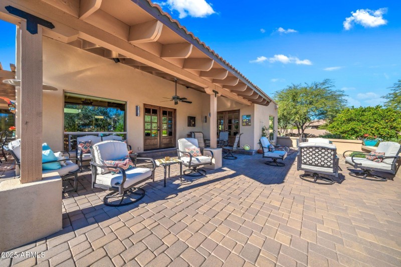 Covered Patio and Pavers