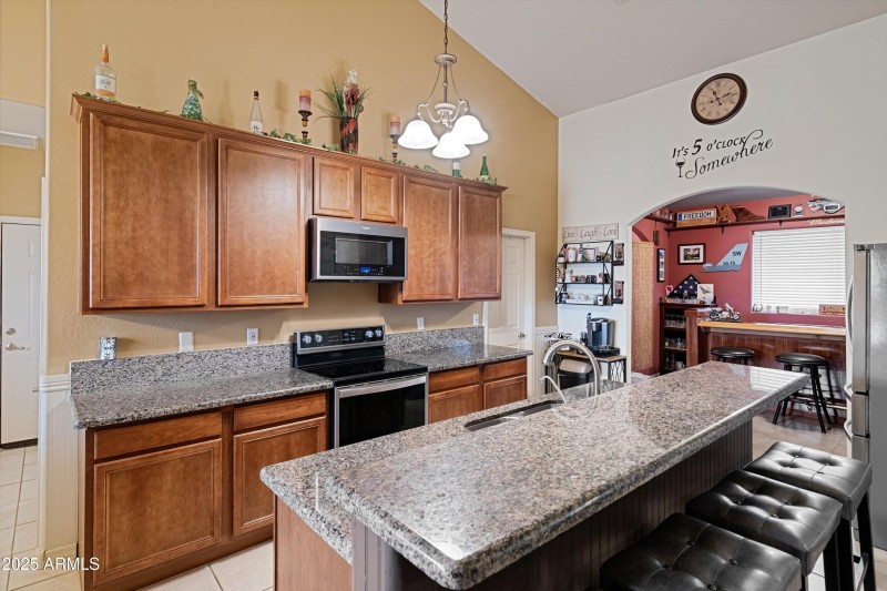 18-Kitchen to Bar Area