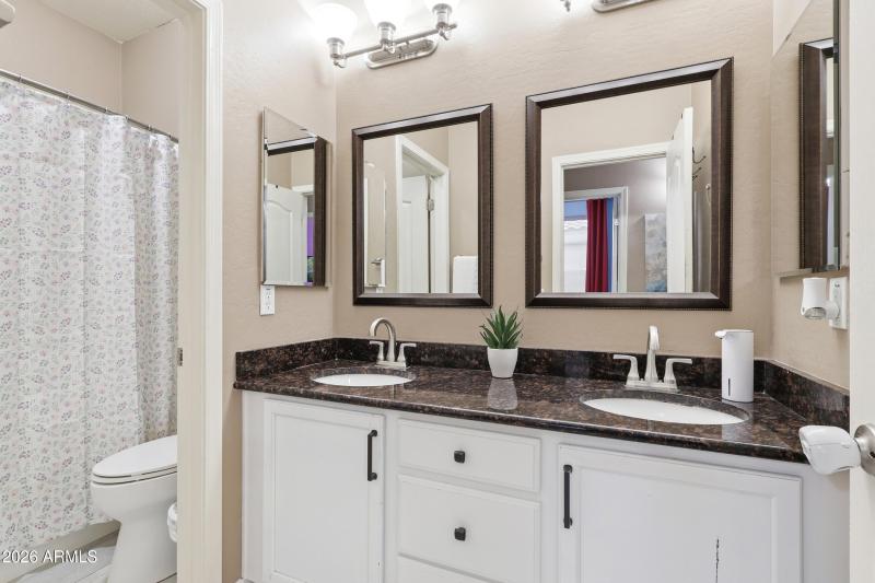 guest bath with water closet