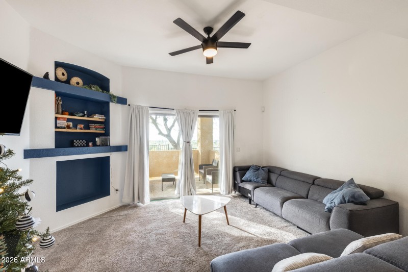 Great room with lots of natural light