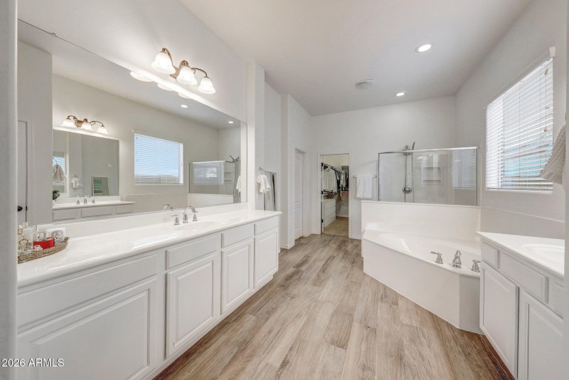 Primary suite bathroom