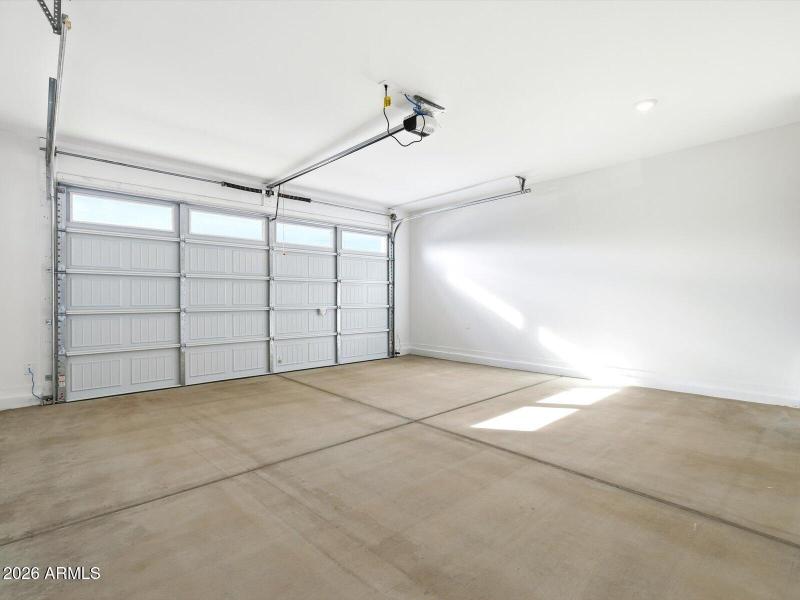 2-Car Garage with Opener