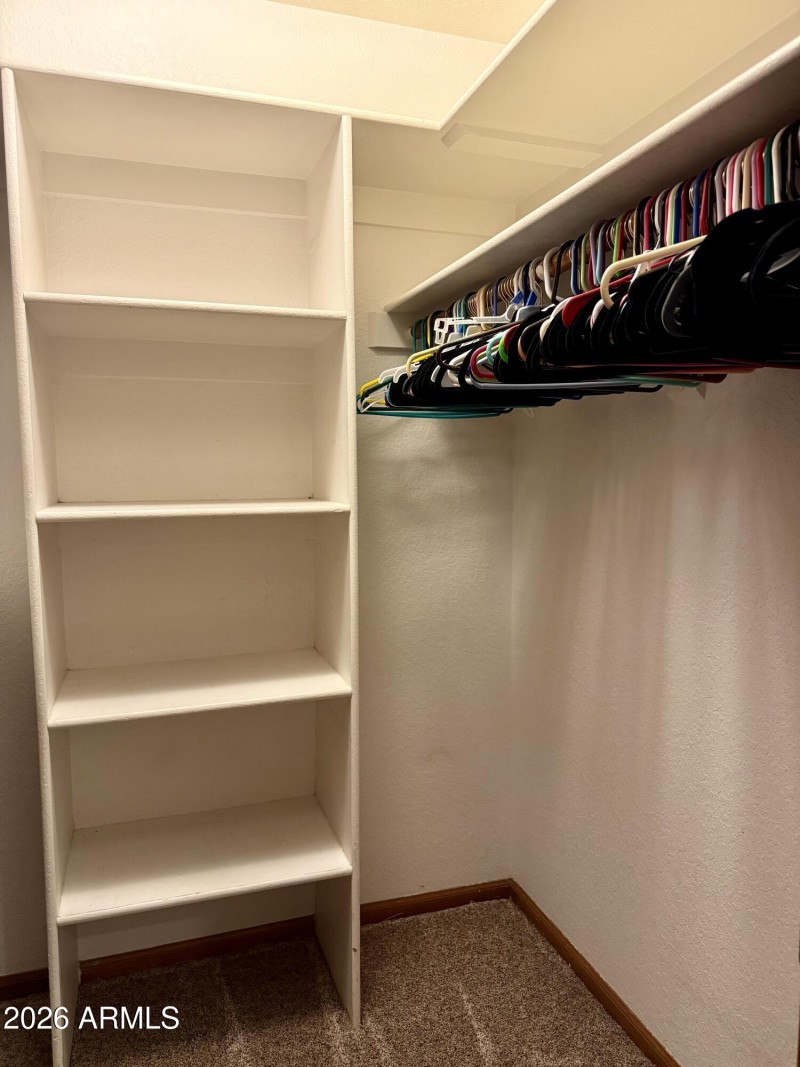 Primary closet