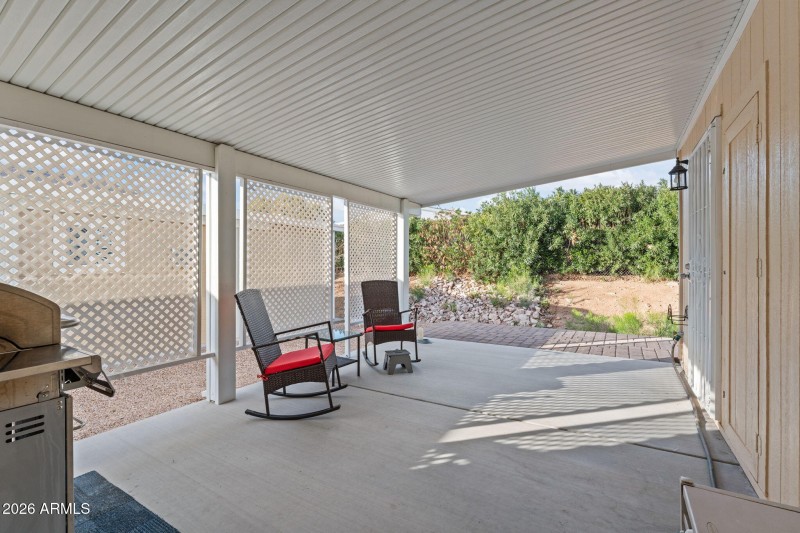 Large Covered Patio for Entertaining