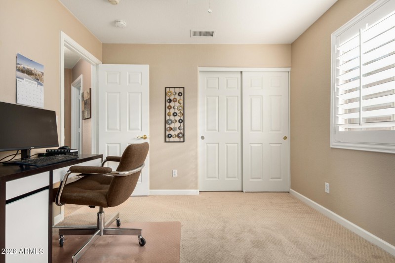 With large double closet