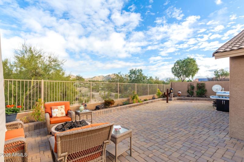 Lots of paved patio space