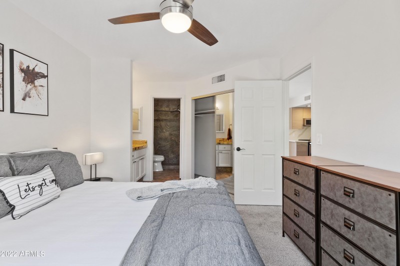 bedroom with attached ensuite