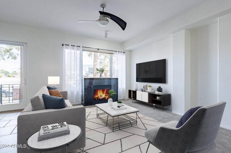 living area / staged