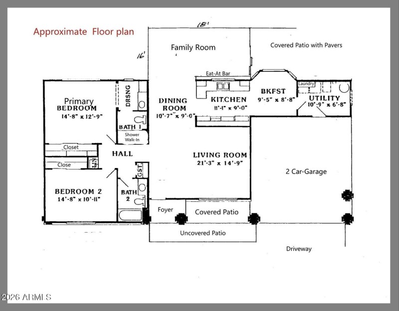 Floorplan 17202 N 125th