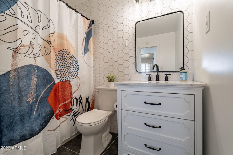 Guest Bathroom with tub and shower